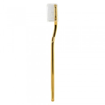 Periuta de dinti PIAVE medium placata Aur 24 karate 