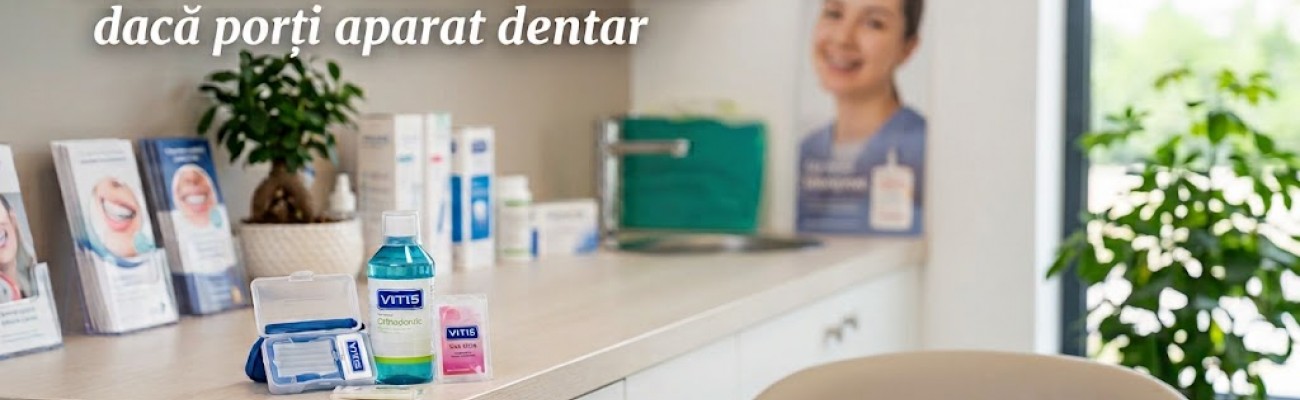 Ce produse sunt recomandate dacă porți aparat dentar?