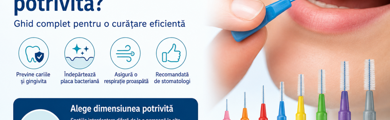 Cum alegi periuța interdentară potrivită? Cum alegi periuța interdentară potrivită?