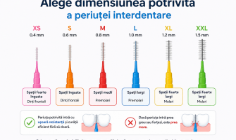 Cum alegi dimensiunea corectă a periuței interdentare?