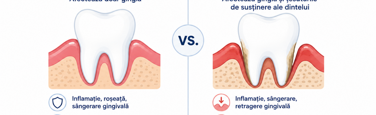 Gingivita și parodontita: care este diferența? Cauze, simptome, tratament și prevenție