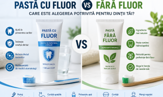 Pastă cu fluor vs fără fluor – care este alegerea potrivită pentru dinții tăi?