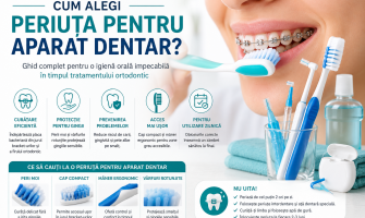 Cum alegi periuța pentru aparat dentar?