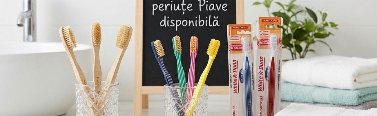 Periuțele de dinți PIAVE sunt acum disponibile în Farmacia Tei – Păr Natural, Gold și Fumători Periuțele de dinți PIAVE sunt acum disponibile în Farmacia Tei – Păr Natural, Gold și Fumători