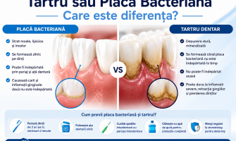 Tartru sau placă bacteriană – care este diferența?