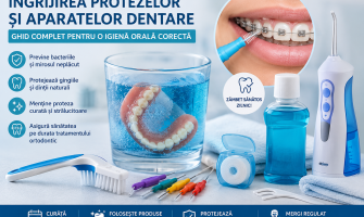 Cum îngrijești corect protezele dentare și aparatele dentare?
