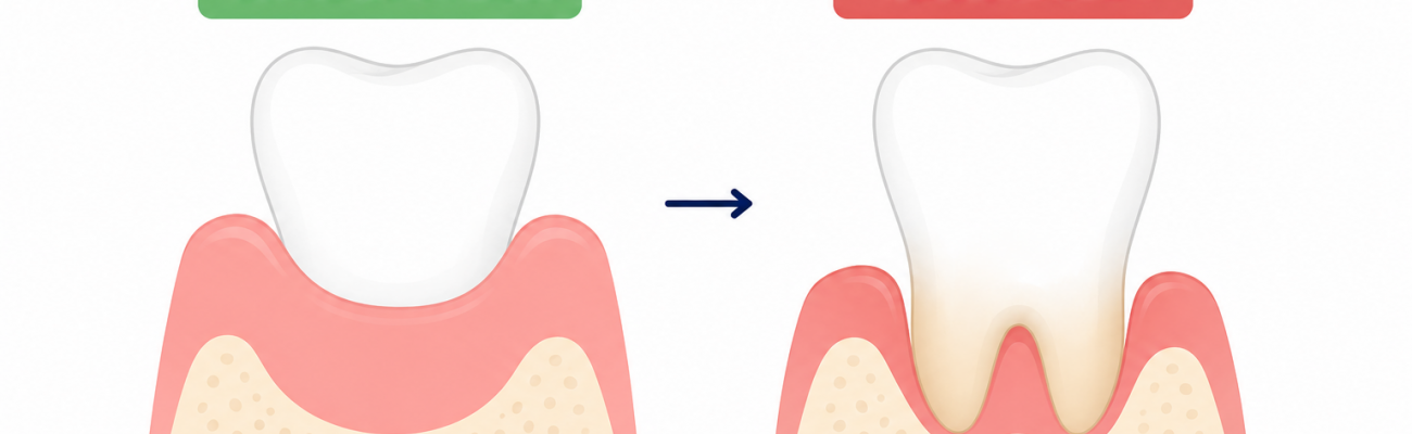 Retragerea gingivală: cauze, simptome, tratament și metode de prevenție Retragerea gingivală: cauze, simptome, tratament și metode de prevenție