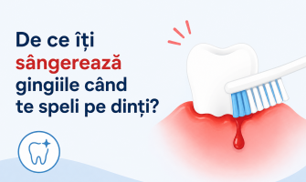 De ce îți sângerează gingiile când te speli pe dinți?