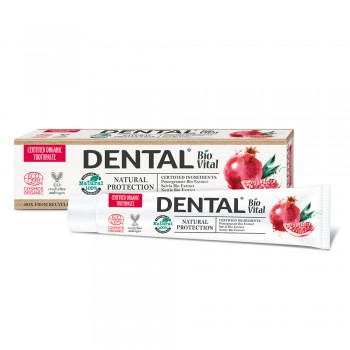 Pasta de dinti ingrediente naturale 100% DENTAL BIO VITAL Natural Protection 75 ml Pasta de dinti ingrediente naturale 100% DENTAL BIO VITAL Natural Protection 75 ml
