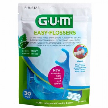 Ata dentara Gum Easy-Flossers 30 buc 