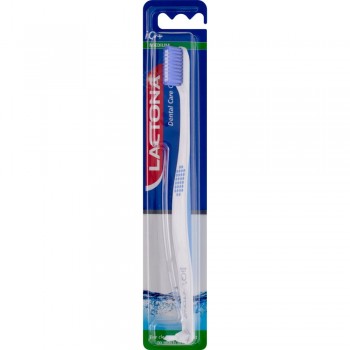 Periuta LACTONA IQ+ medium cu periuta interdentara