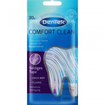 Set ata dentara cu maner DenTek Comfort Clean 30 bucati Set ata dentara cu maner DenTek Comfort Clean 30 bucati