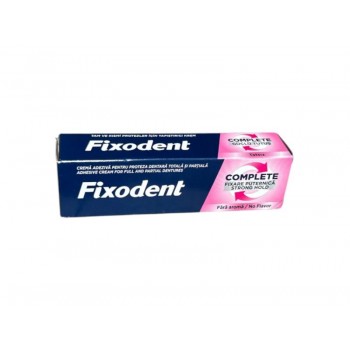 Crema adeziva FIXODENT pentru proteza dentara Complete Strong 47 g