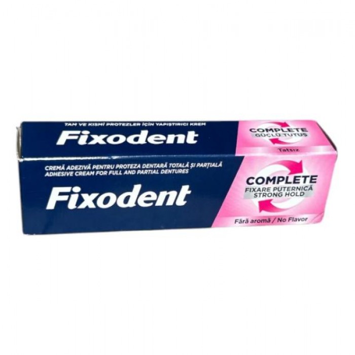 Crema adeziva FIXODENT pentru proteza dentara Complete Strong 47 g