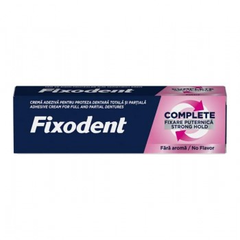 Crema adeziva FIXODENT pentru proteza dentara Complete Strong 47 g