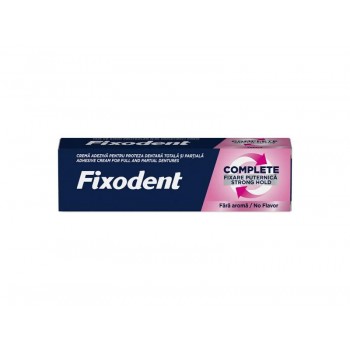 Crema adeziva FIXODENT pentru proteza dentara Complete Strong 47 g