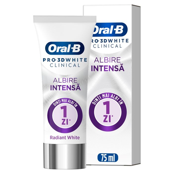 Pasta de dinti ORAL-B 3D White Clinical albire 75 ml