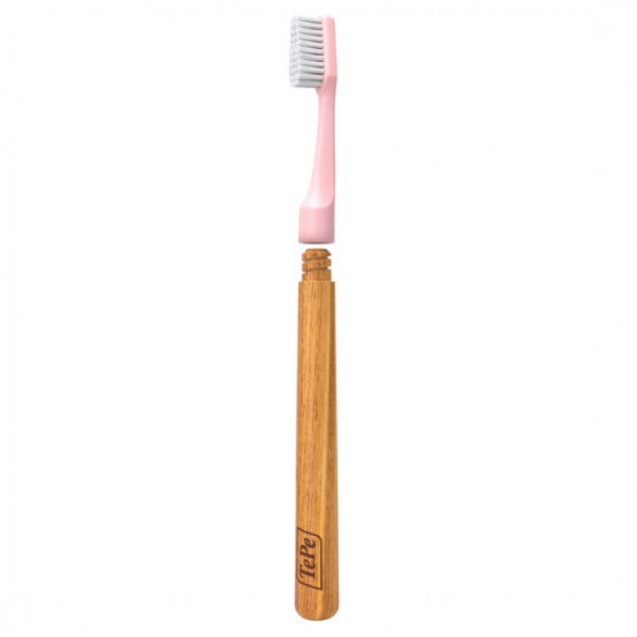 Periuta de dinti cu 3 capete TePe Choice Soft Roz Periuta de dinti cu 3 capete TePe Choice Soft Roz