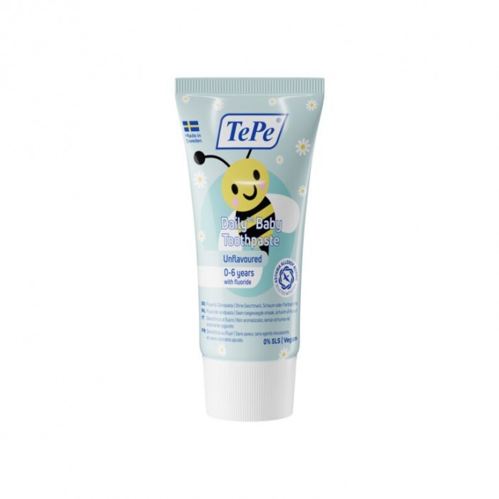 Pasta de dinti TePe Daily Baby pentru copii 0-6 ani 50 ml Pasta de dinti TePe Daily Baby pentru copii 0-6 ani 50 ml