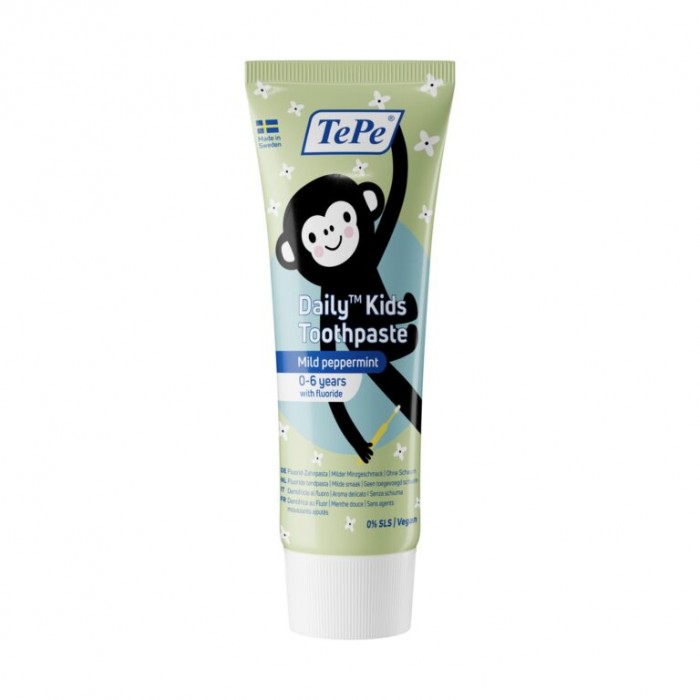 Pasta de dinti TePe Daily Kids 3-6 ani 75 ml Pasta de dinti TePe Daily Kids 3-6 ani 75 ml