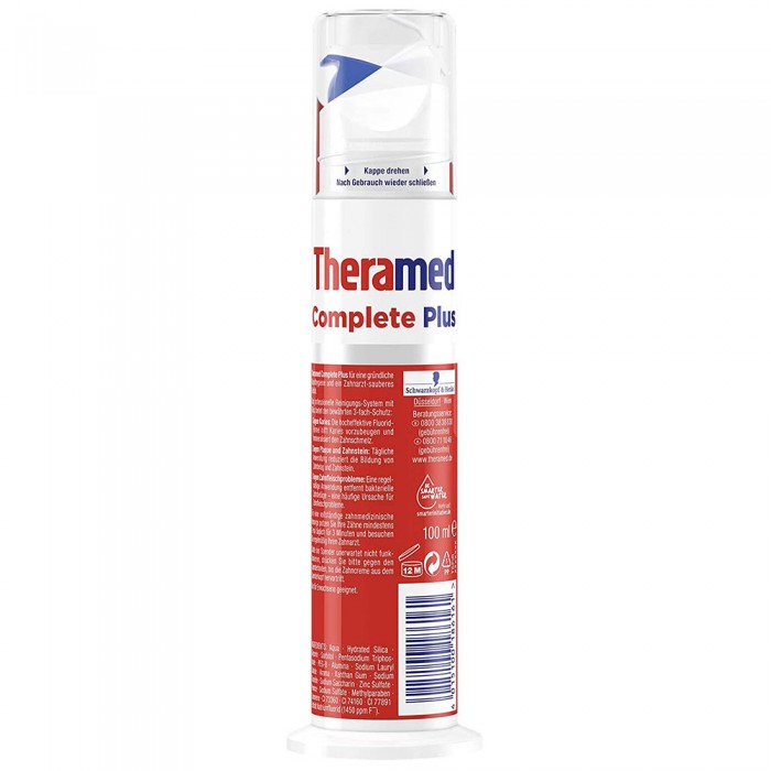 Pasta de dinti THERAMED cu efect antibacterian 100 ml Pasta de dinti THERAMED cu efect antibacterian 100 ml