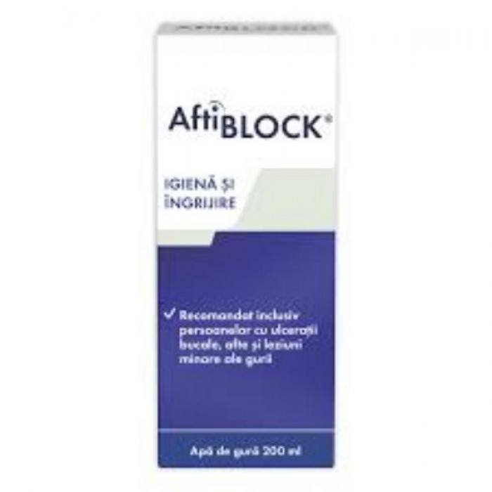 Apa de gura AFTIBLOCK 200 ml