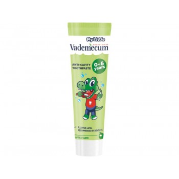 Pasta de dinti VADEMECUM cu aroma mar, copii 0 - 6 ani, 50 ml Pasta de dinti VADEMECUM cu aroma mar, copii 0 - 6 ani, 50 ml