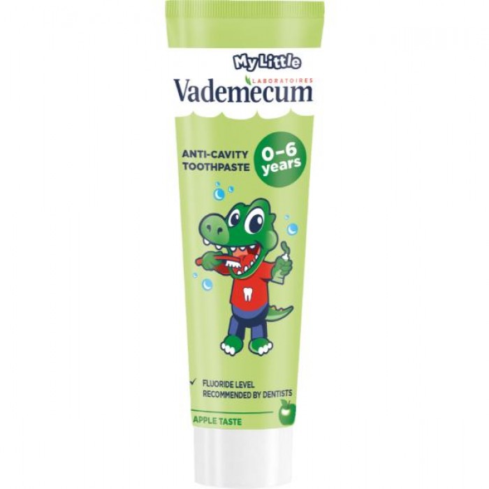 Pasta de dinti VADEMECUM cu aroma mar, copii 0 - 6 ani, 50 ml