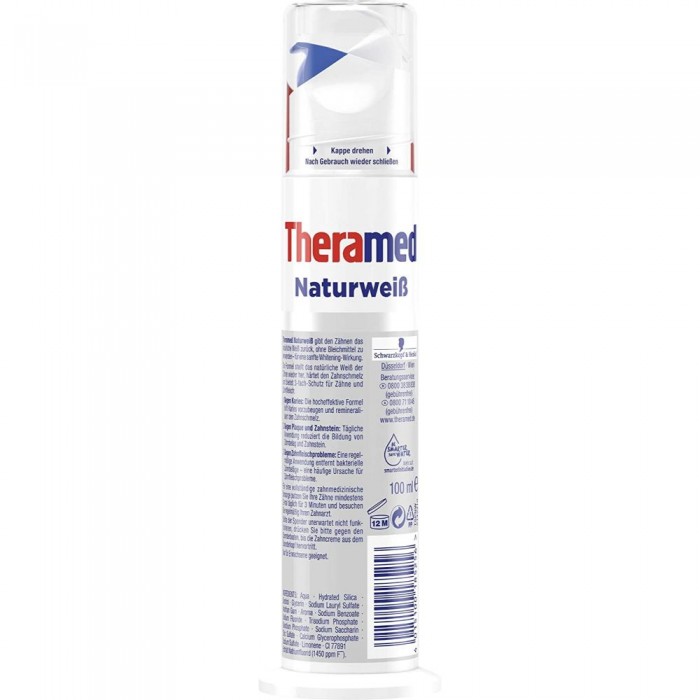 Pasta pentru albire dentara THERAMED cu dozator 75 ml 