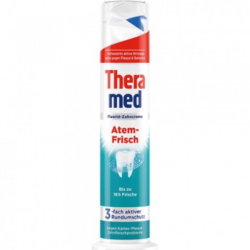 Pasta de dinti cu dozator THERAMED respiratie proaspata 100 ml 