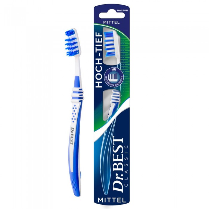 Periuta de dinti DR. BEST peri high-low medium Periuta de dinti DR. BEST peri high-low medium