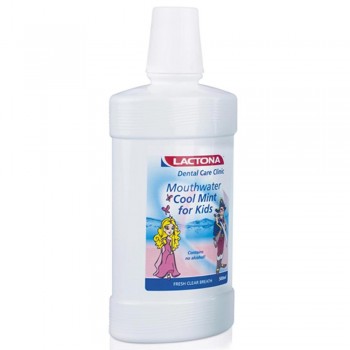 Apa de gura LACTONA Cool Mint pentru copii 250 ml