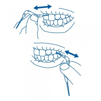 Periute interdentare flexibile LACTONA Flexpicks 2in1 M/L Periute interdentare flexibile LACTONA Flexpicks 2in1 M/L