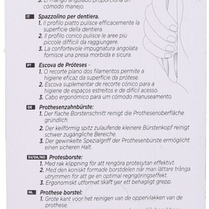Periuta GUM pentru igiena proteze dentare Periuta GUM pentru igiena proteze dentare